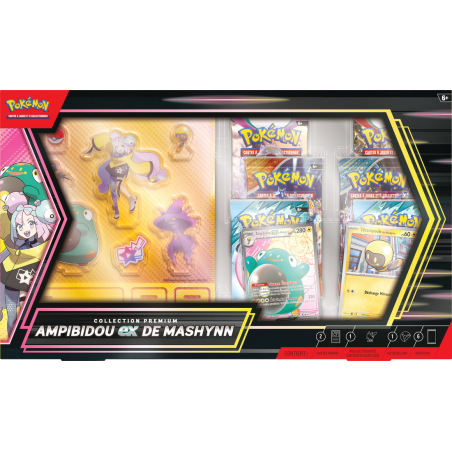 Coffret Pokémon Collection Premium Ampibidou-ex de Mashynn