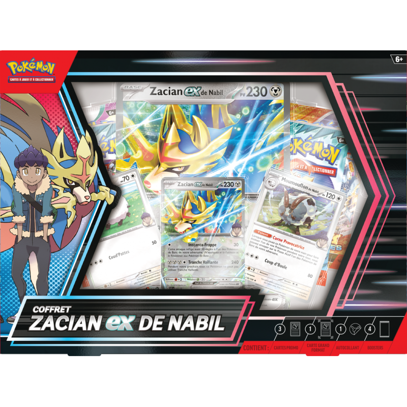 Coffret Pokémon Zacian-ex de Nabil