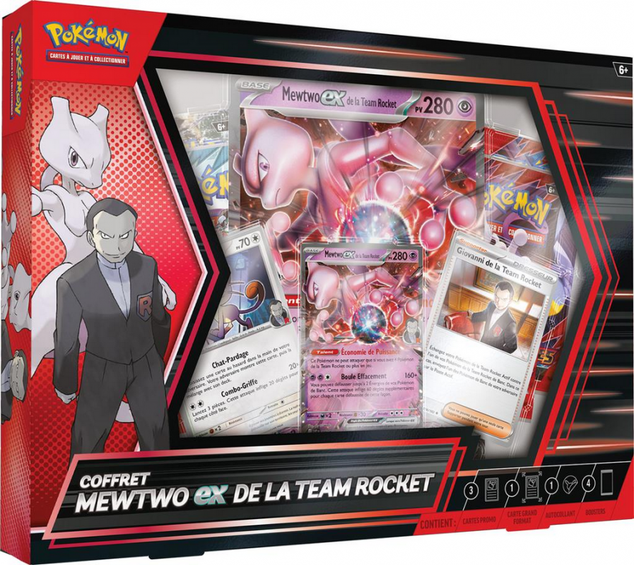 Pokémon : Coffret Mewtwo-ex Team Rocket Pokémon : Coffret Mewtwo-ex Team Rocket
