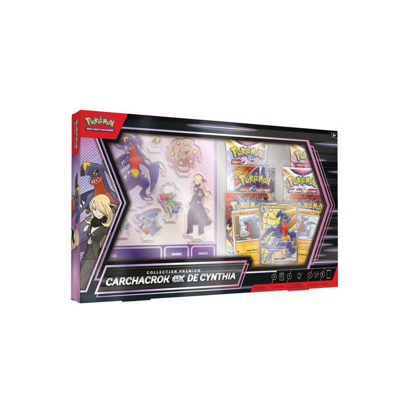 Coffret Pokémon Premium Carchacrok Ex de Cynthia
