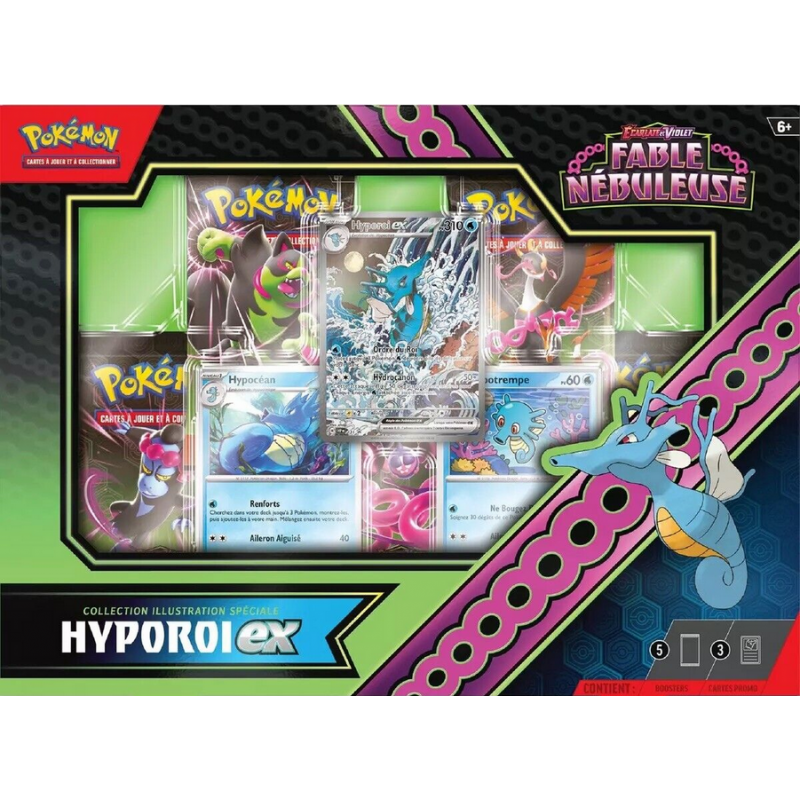 Pokémon Coffret Collection Illustration spéciale Hyporoi-ex ev6.5 Fable Nébuleuse