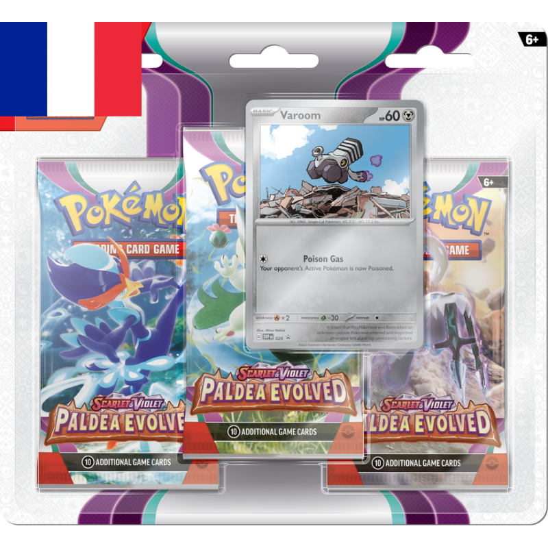 Tripack – EV02 Évolutions à Paldea Tripack – EV02 Évolutions à Paldea