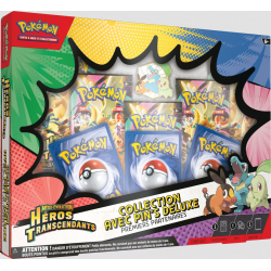 Coffret Collection pin’s Deluxe Méga-Évolution – Héros Transcendants ME2.5