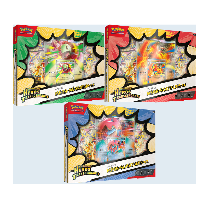 Lot de 3 Coffrets ME2.5 Héros Transcendants