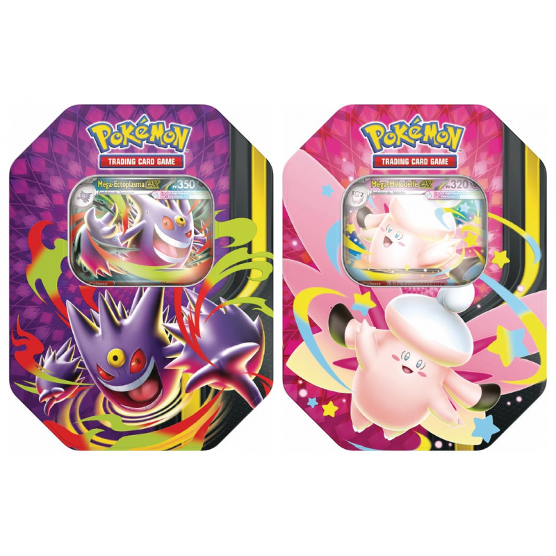 [LOT DE 2] Pokebox Méga-Ectoplasma-ex / Méga-Mélodelfe-ex