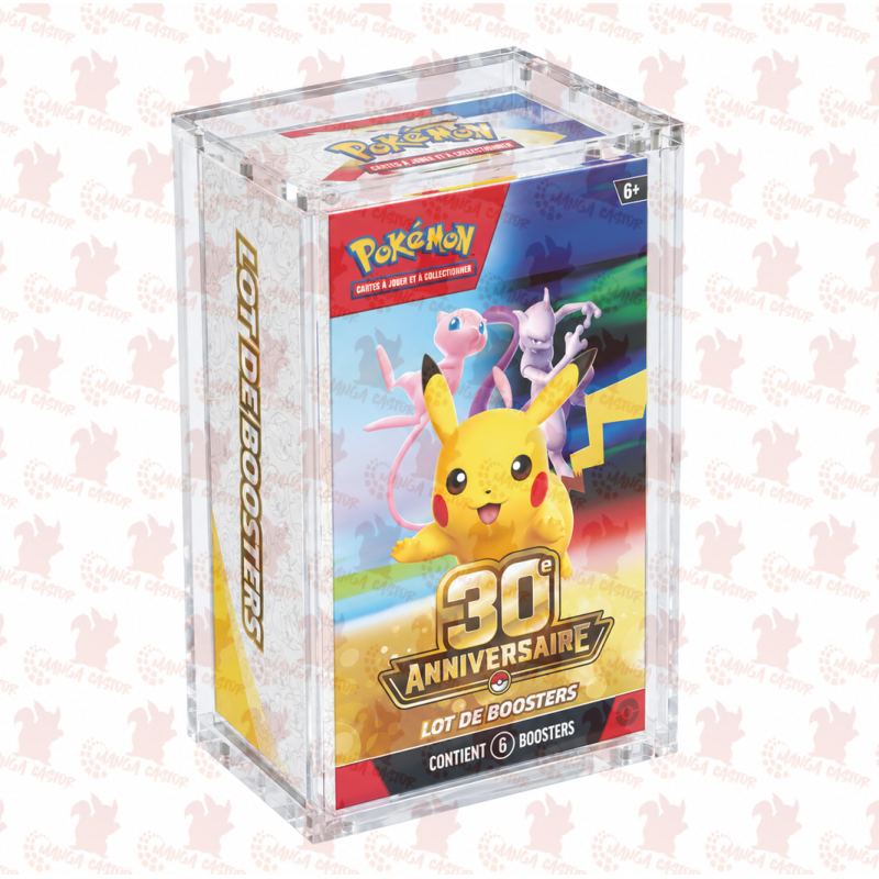 Bundle 30 ans protection acrylique aimantée Pokémon